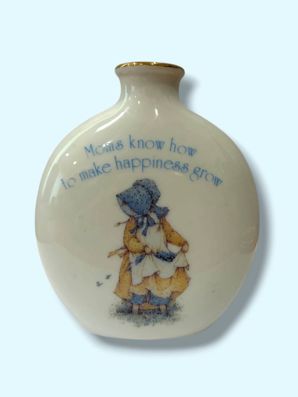 2 for $20 - Holly Hobbie “Moms” Mini Vase Ceramic